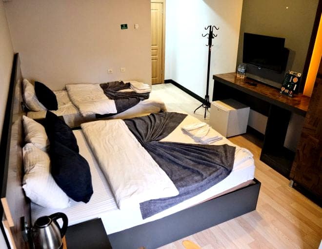 Double +1+1 Oda - Atlas Otel Erzurum oda görünümü